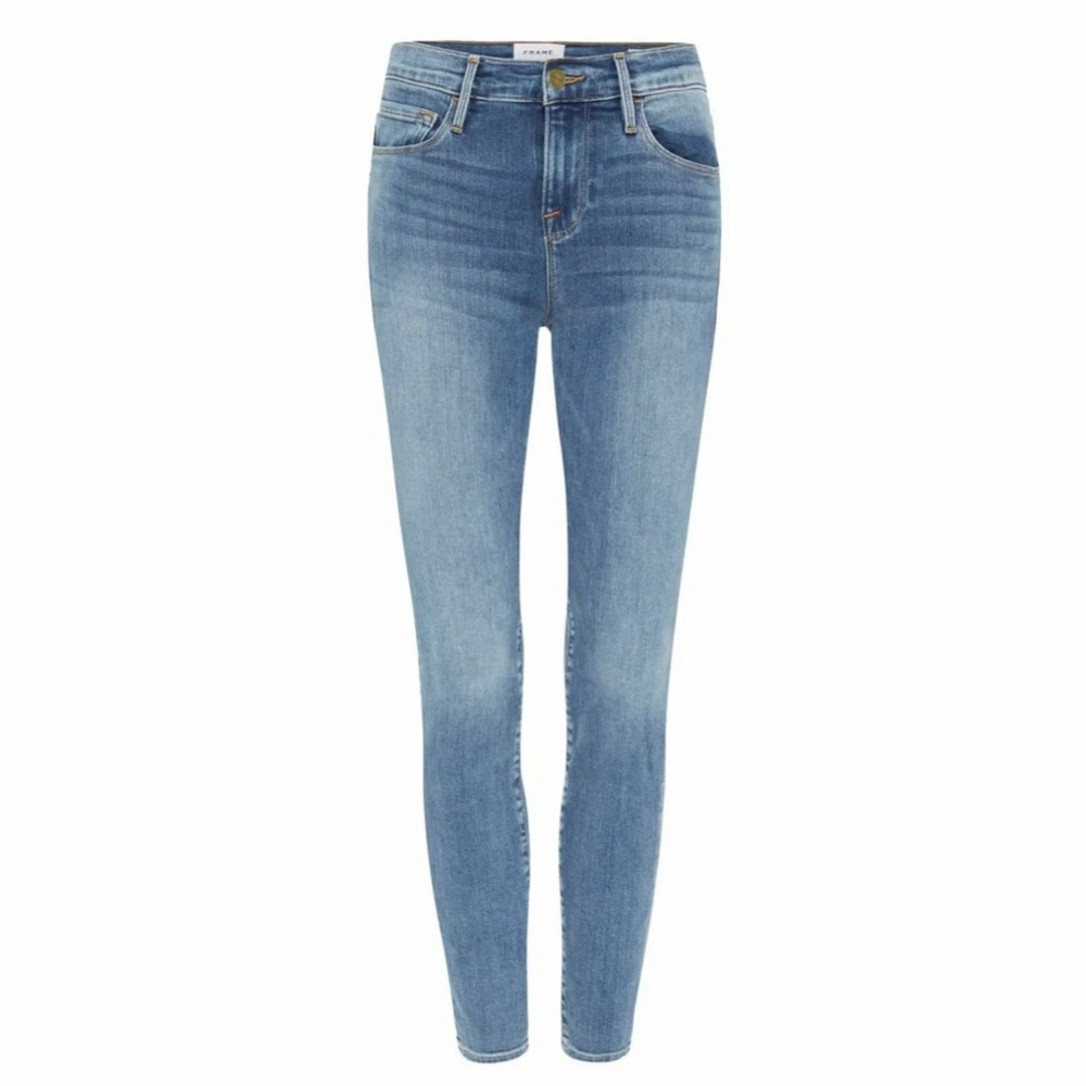 FRAME DENIM Le Skinny De Jeanne Sanded Seam Jeans